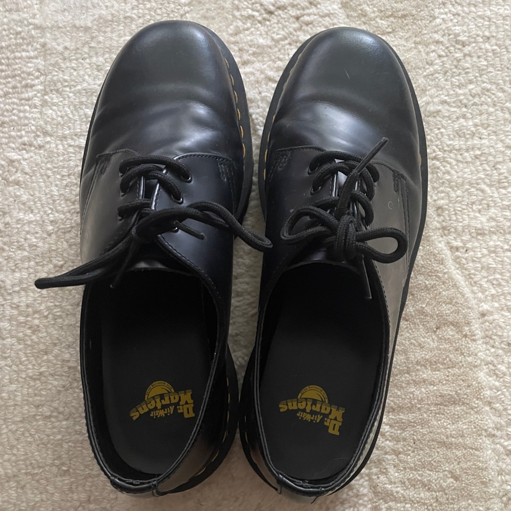 Dr. Marten Unisex Black 1461 Smooth Leather Oxford Shoes